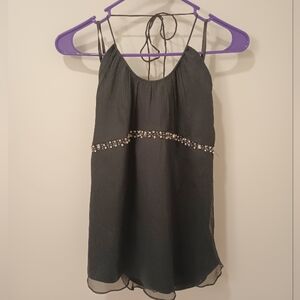 Express Silk Halter Top